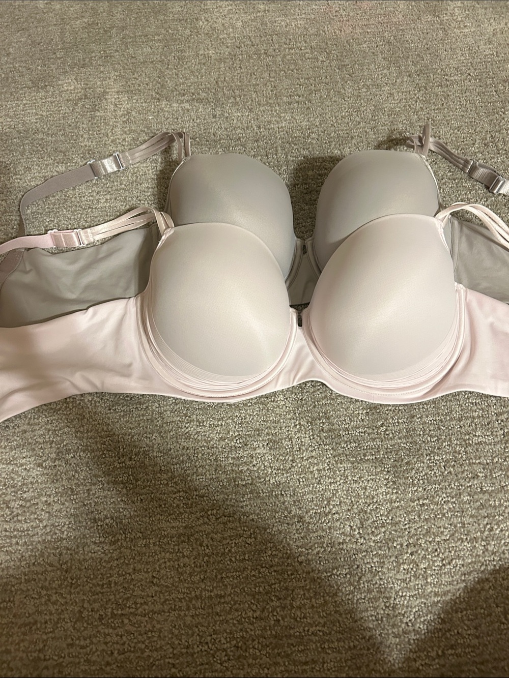 Soma Pale Pink & Grey Cooling Balconette Bras